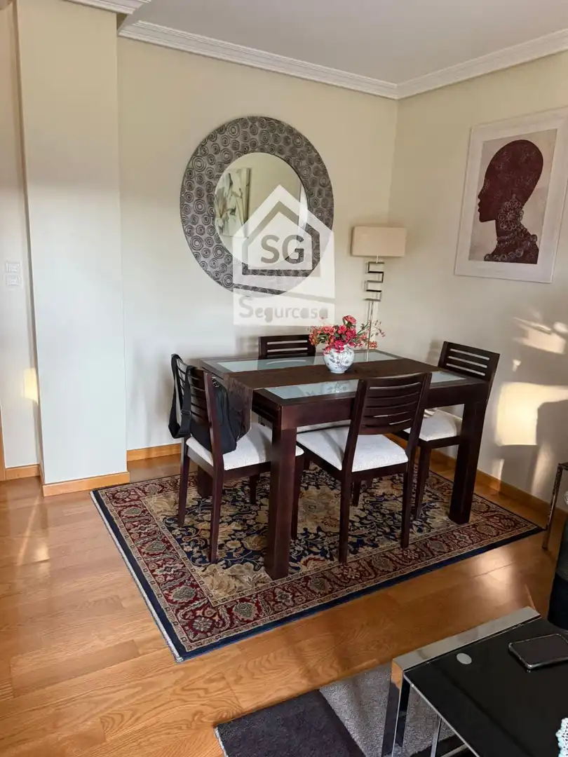 Dining room of Flat for sale in Ourense Capital   with Heating, Terrace and Storage room