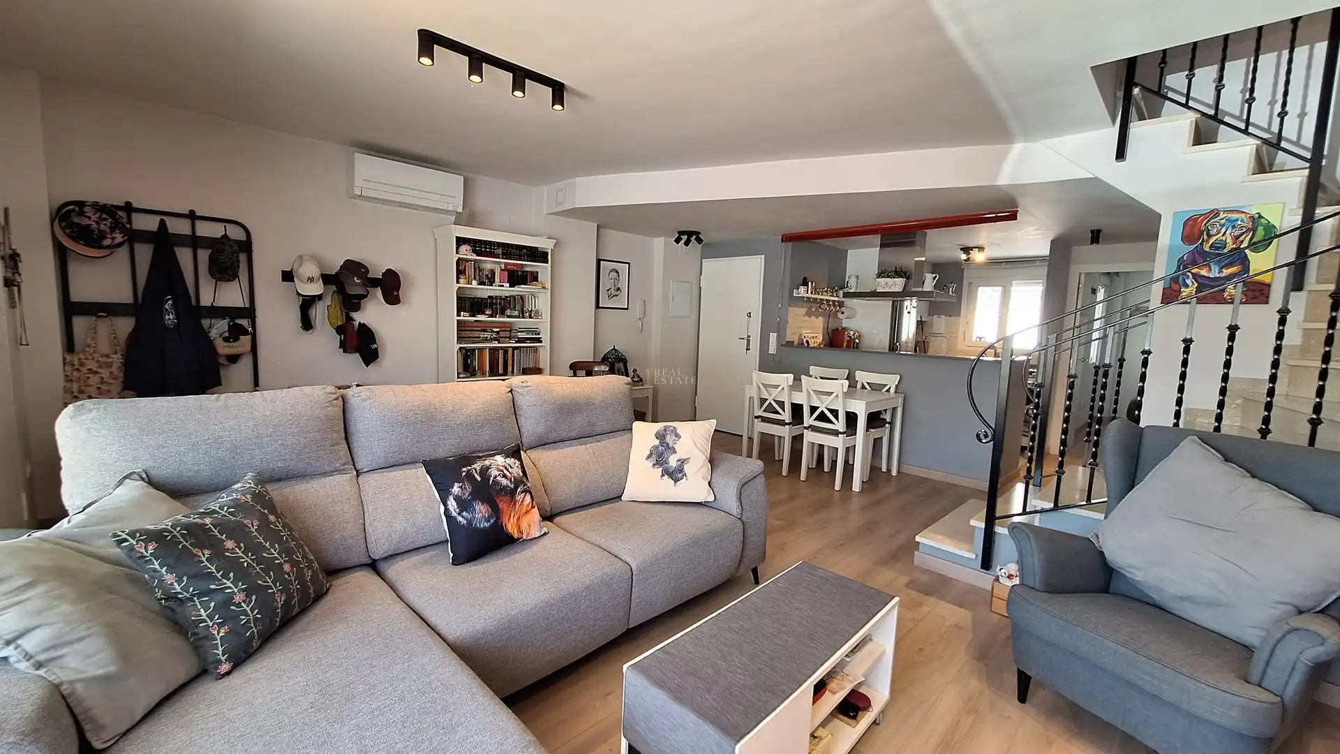 Sala de estar de Casa adosada en venta en El Verger con Aire acondicionado, Terraza y Trastero