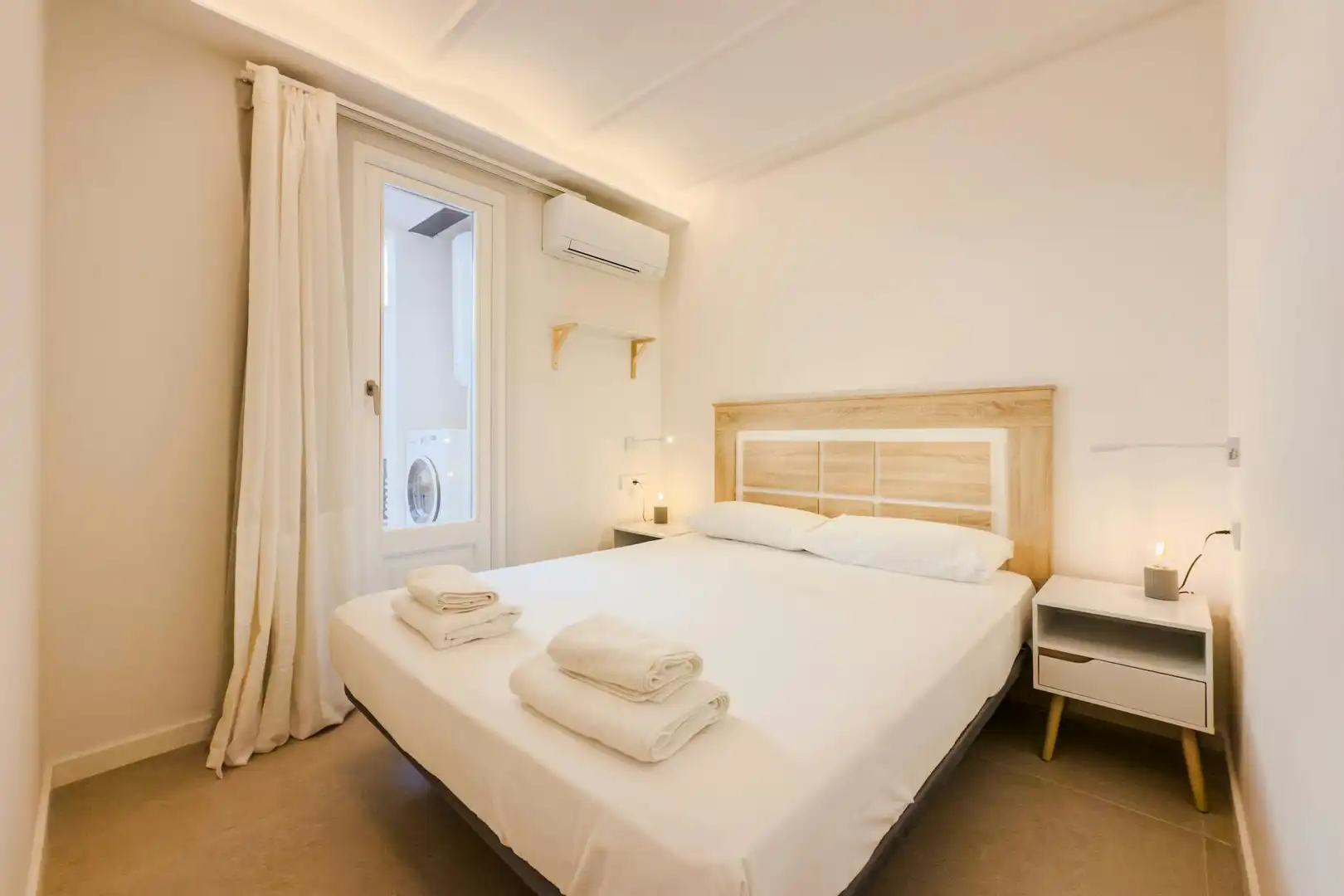 Habitación de Piso de alquiler en Barcelona con Aire acondicionado, Amueblado y Lavadora