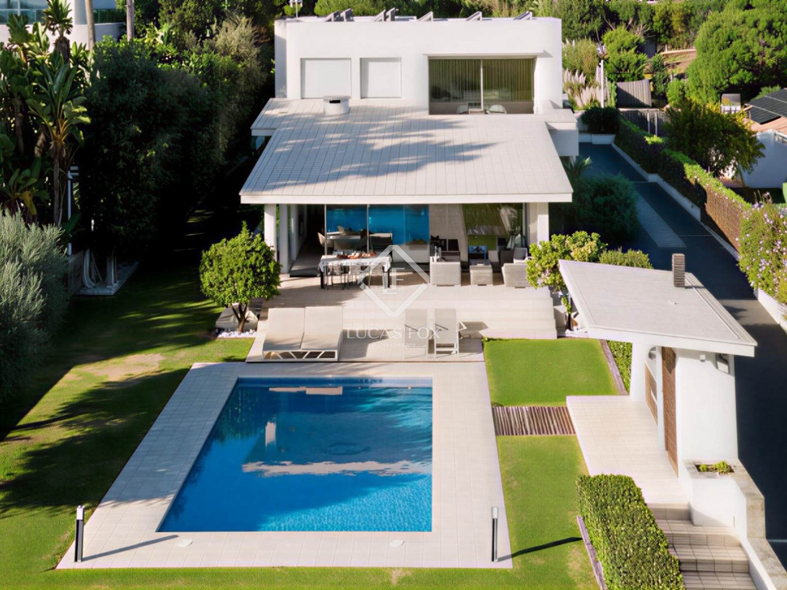 Jardín de Casa o chalet en venta en Sitges con Aire acondicionado, Jardín privado y Terraza