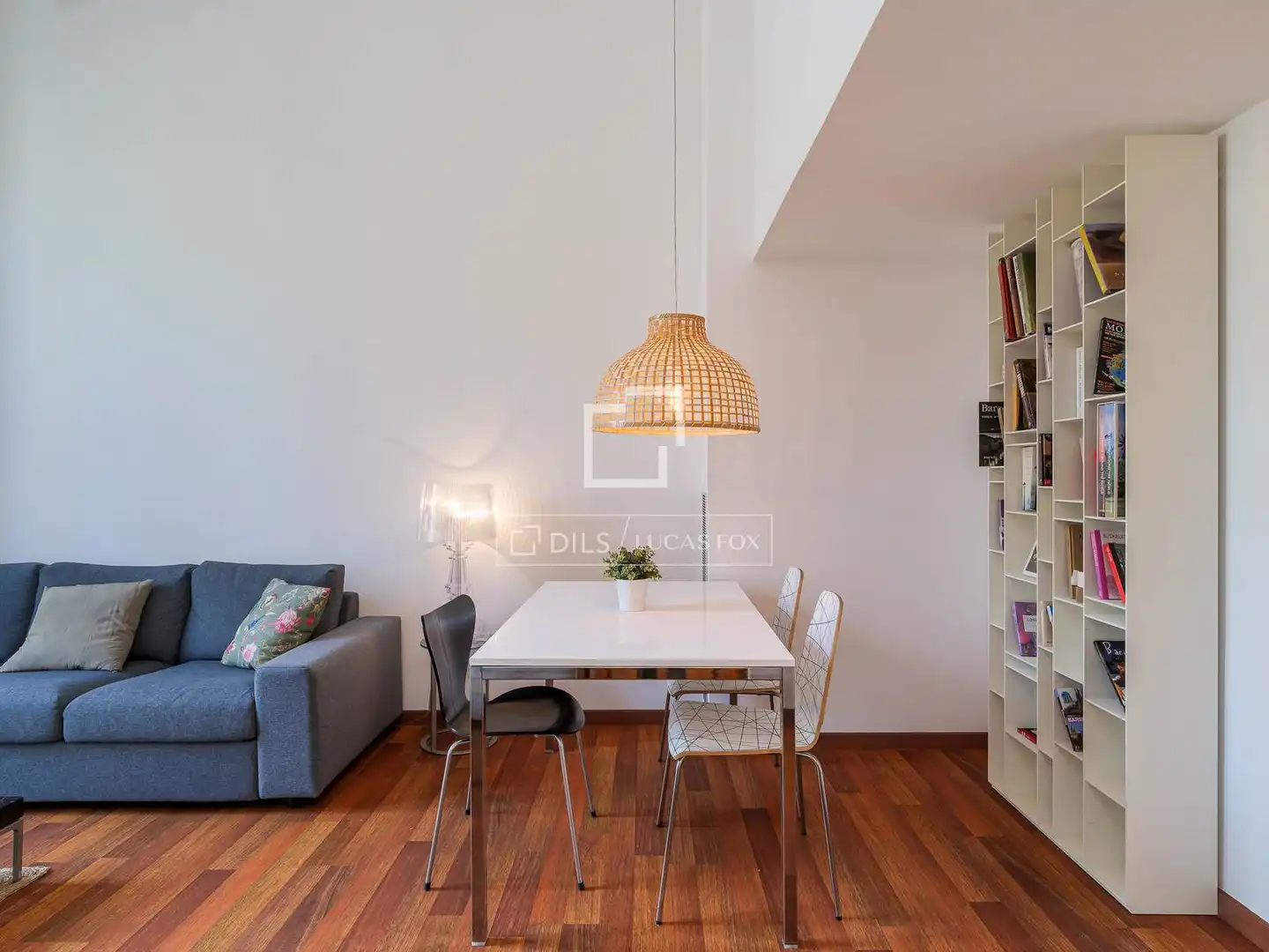 Esszimmer von Wohnung zum Verkauf in Barcelona mit Klimaanlage, Heizung und Parkett