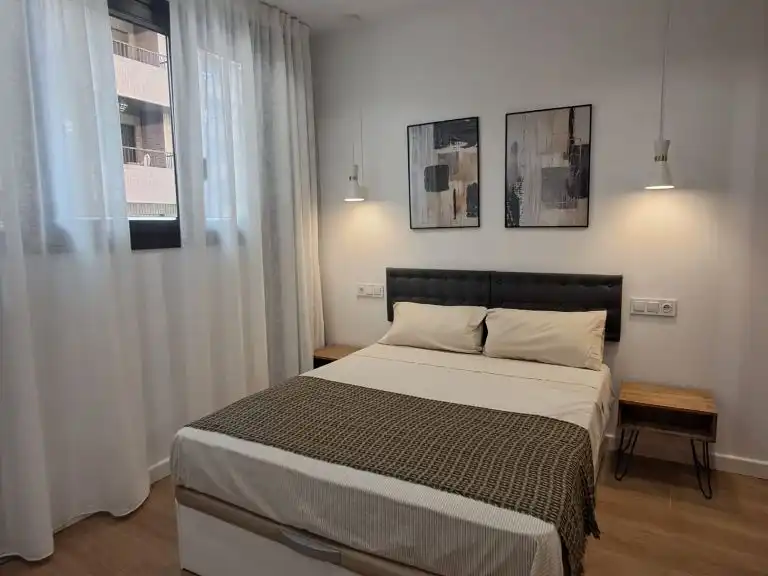 Bedroom of Apartments for sale in  Granada Capital  with Air Conditioner, Swimming Pool and Balcony