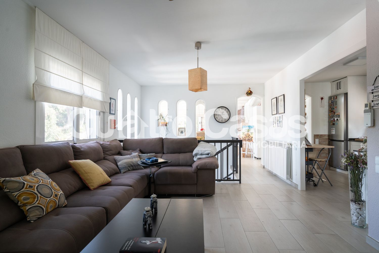 Sala d'estar de Casa o xalet en venda en Argentona amb Aire condicionat, Jardí privat i Terrassa