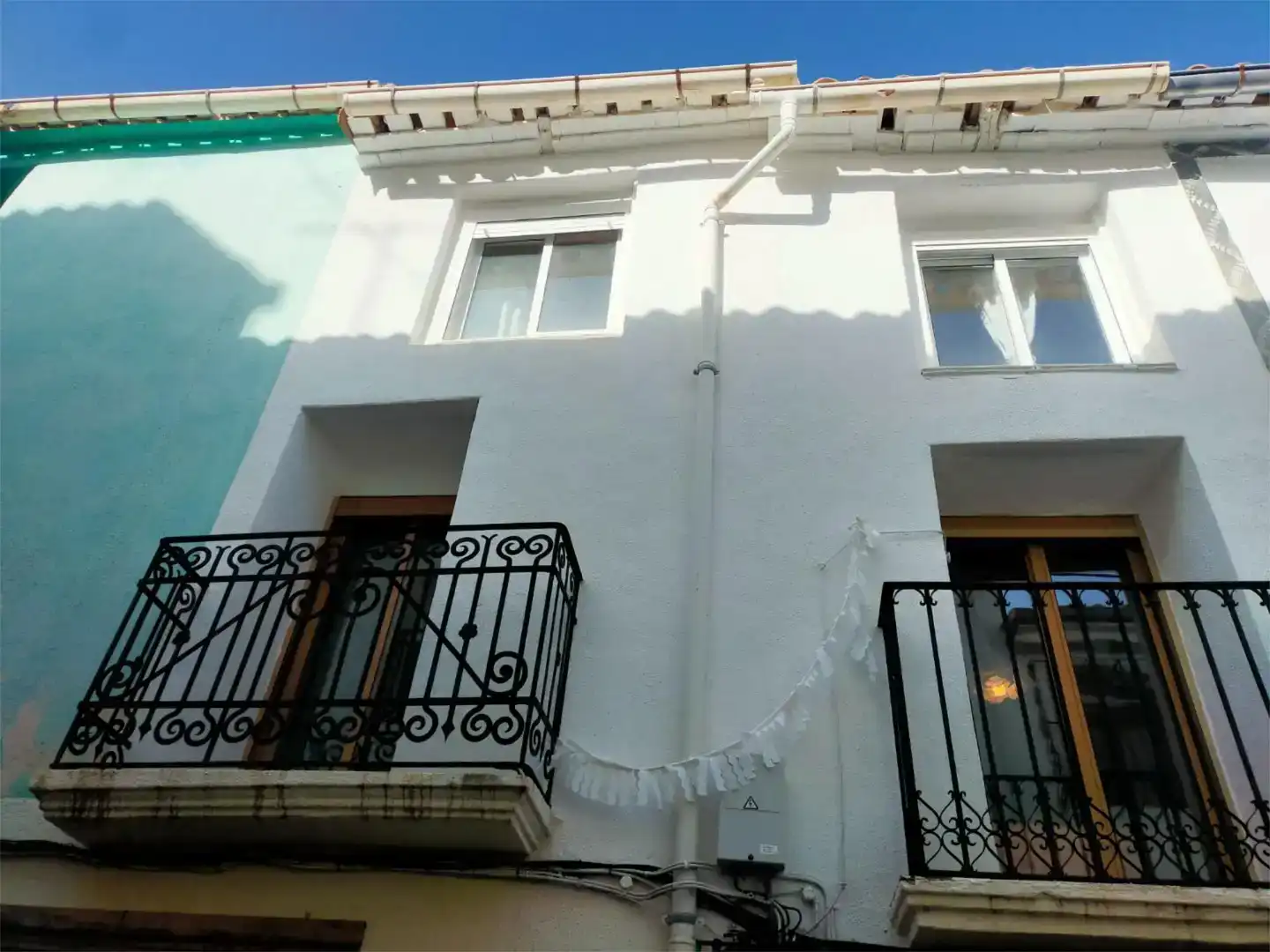 Vista exterior de Piso en venta en Famorca con Trastero, Amueblado y Balcón