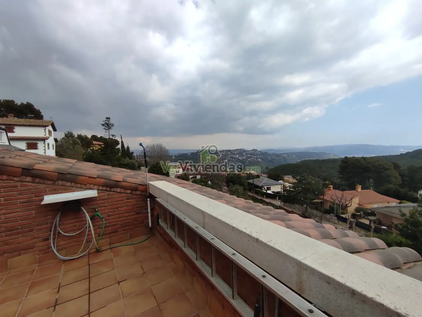 Terrassa de Casa o xalet en venda en Cervelló amb Calefacció, Jardí privat i Terrassa