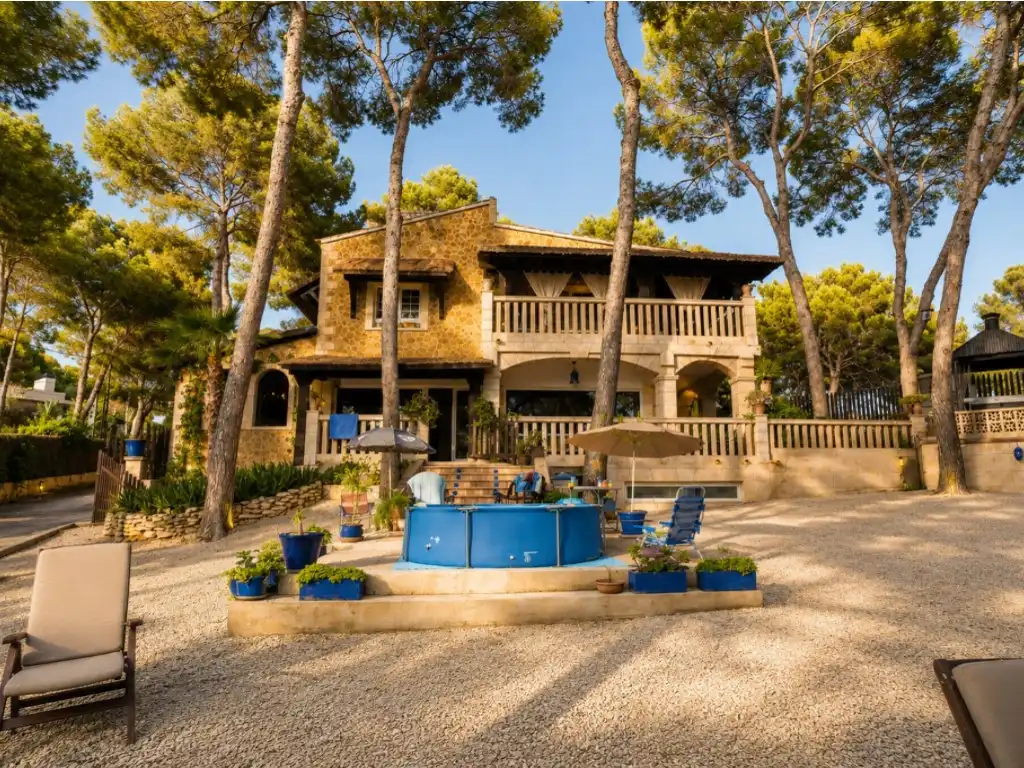 Terrasse von Haus oder Chalet zum Verkauf in Calvià mit Klimaanlage, Privatgarten und Terrasse