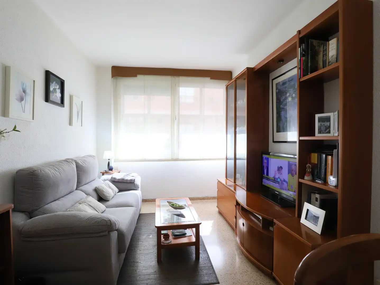 Sala d'estar de Pis en venda en Esplugues de Llobregat amb Aire condicionat