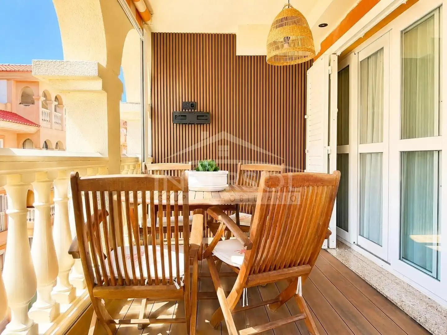 Terrasse von Wohnung zum Verkauf in El Ejido mit Klimaanlage, Heizung und Terrasse