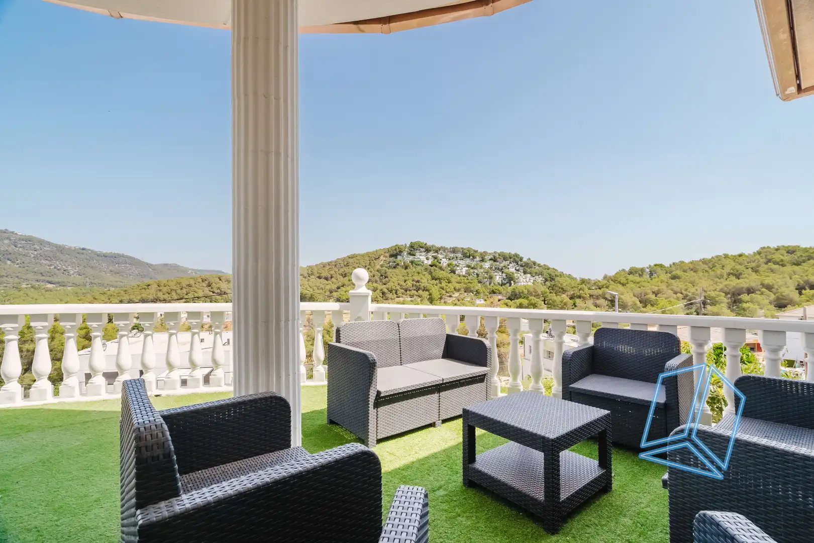 Terraza de Casa o chalet en venta en Canyelles con Piscina y Balcón