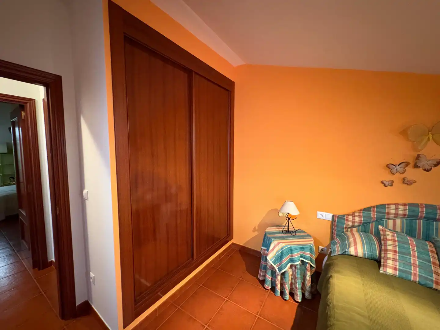 Schlafzimmer von Wohnung zur Miete in Mugardos mit Heizung und Möbliert