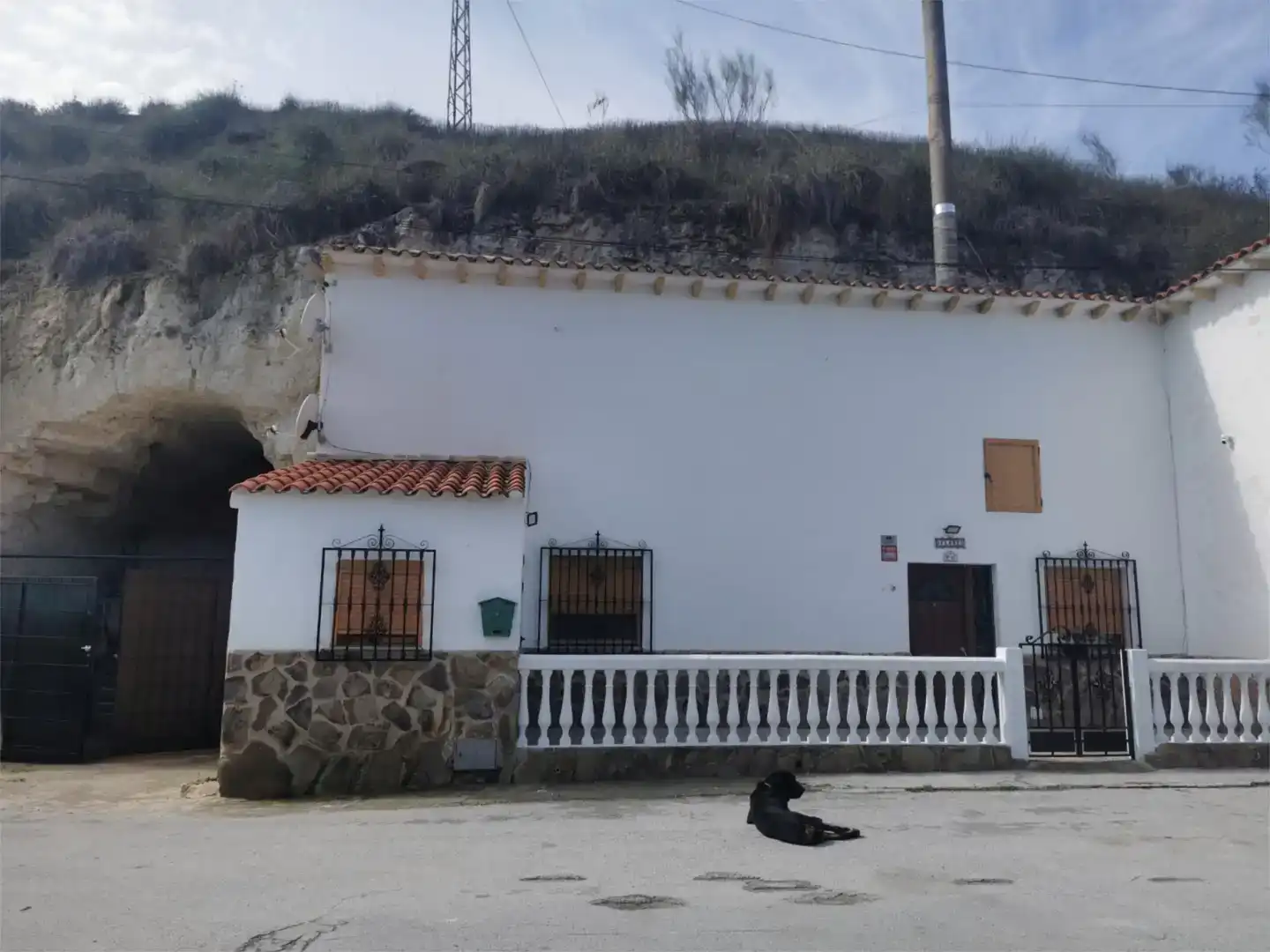 Vista exterior de Finca rústica en venda en Cortes de Baza amb Traster, Moblat i Forn