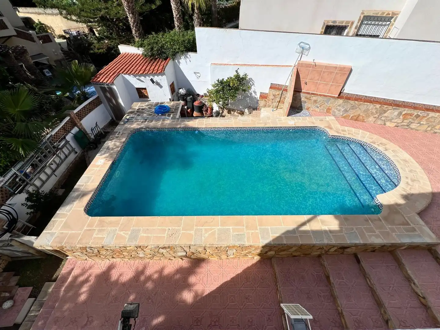 Swimming pool of Houses for sale in La Nucia  with Private garden, Terrace and Storage room