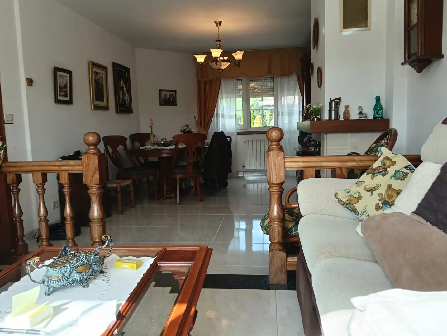 Sala de estar de Casa o chalet en venta en Oza dos Ríos con Calefacción, Jardín privado y Terraza