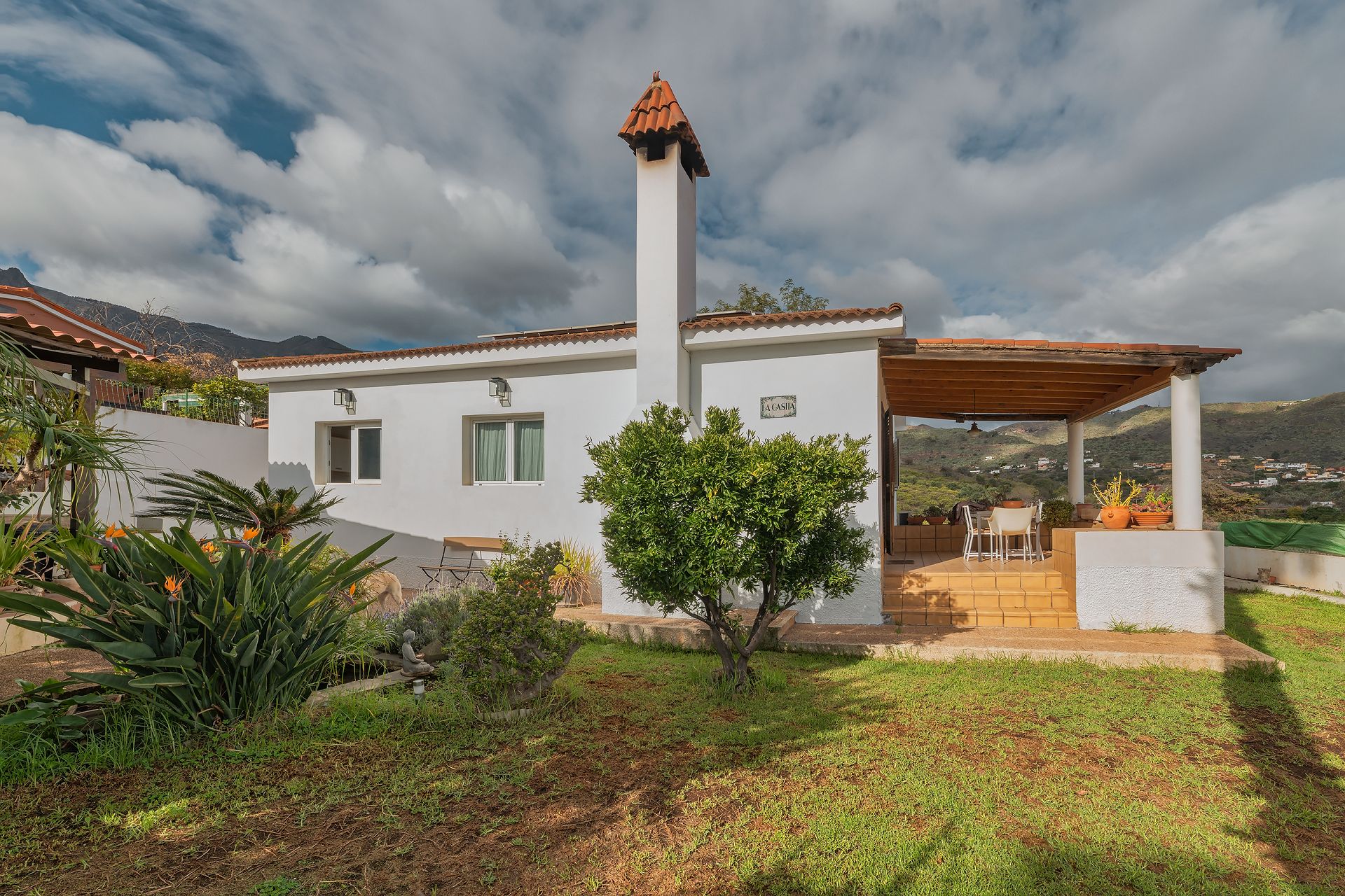 Exterior view of House or chalet for sale in Valsequillo de Gran Canaria  with Air Conditioner, Private garden and Terrace