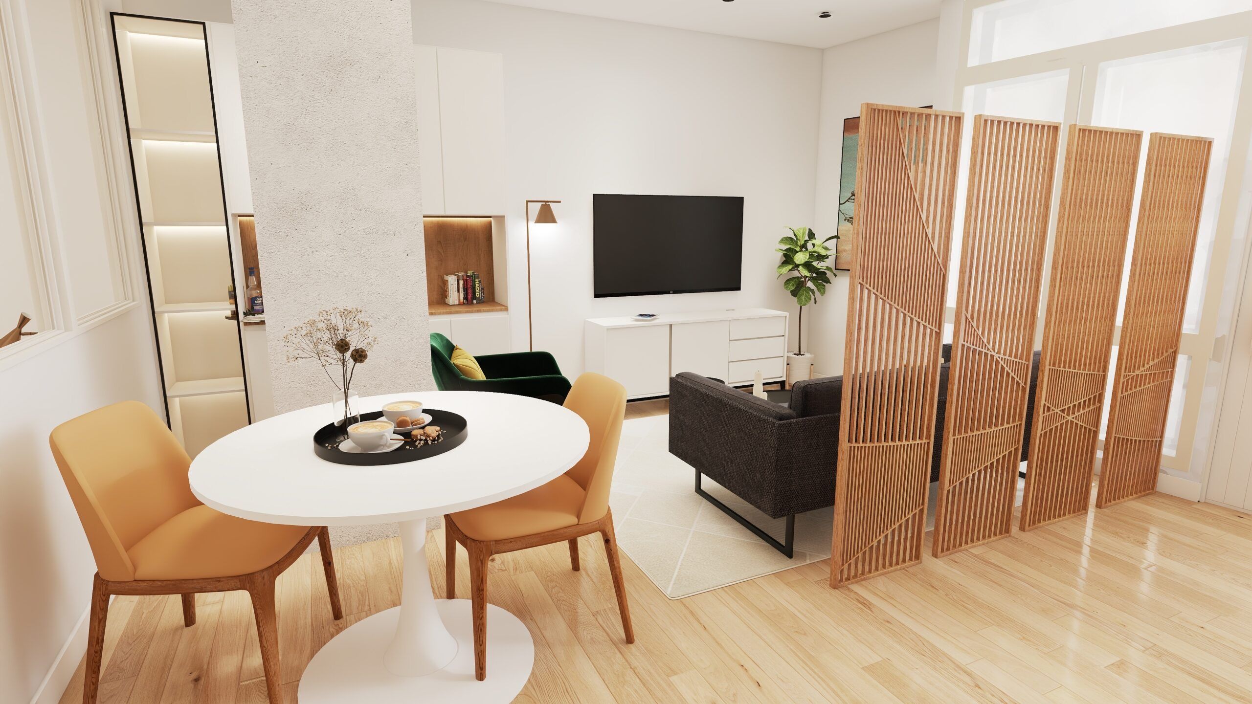 Living room of Study for sale in  Madrid Capital  with Air Conditioner and Heating