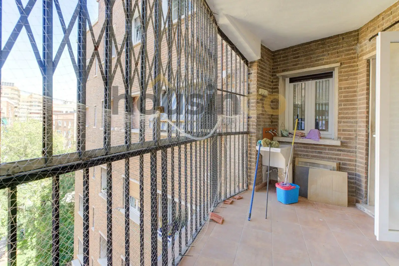 Balcony of Flat for rent in Madrid  with Air Conditioner, Parquet flooring and Terrace