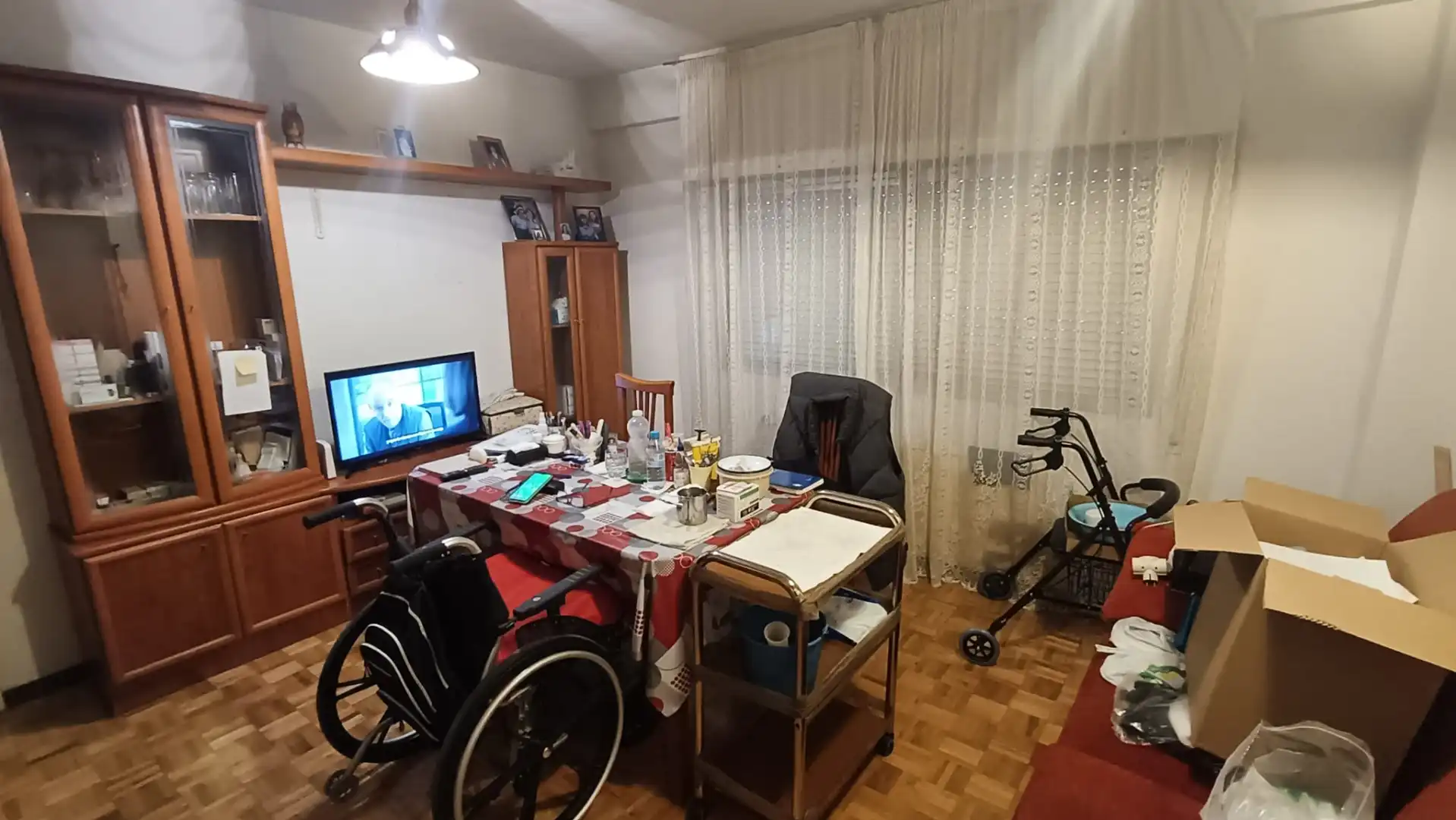 Sala d'estar de Pis en venda en Madrid amb Calefacció, Traster i Moblat