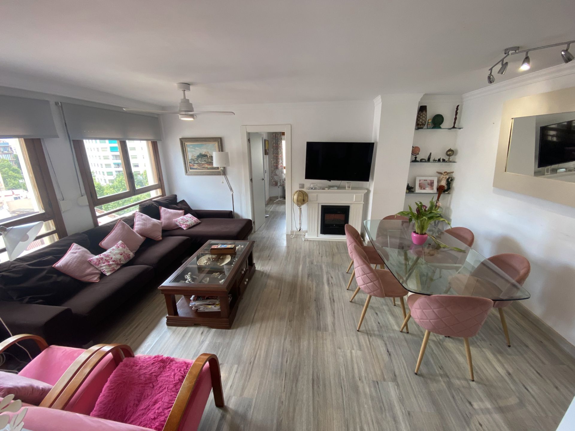 Sala d'estar de Pis en venda en  Palma de Mallorca amb Aire condicionat, Calefacció i Parquet