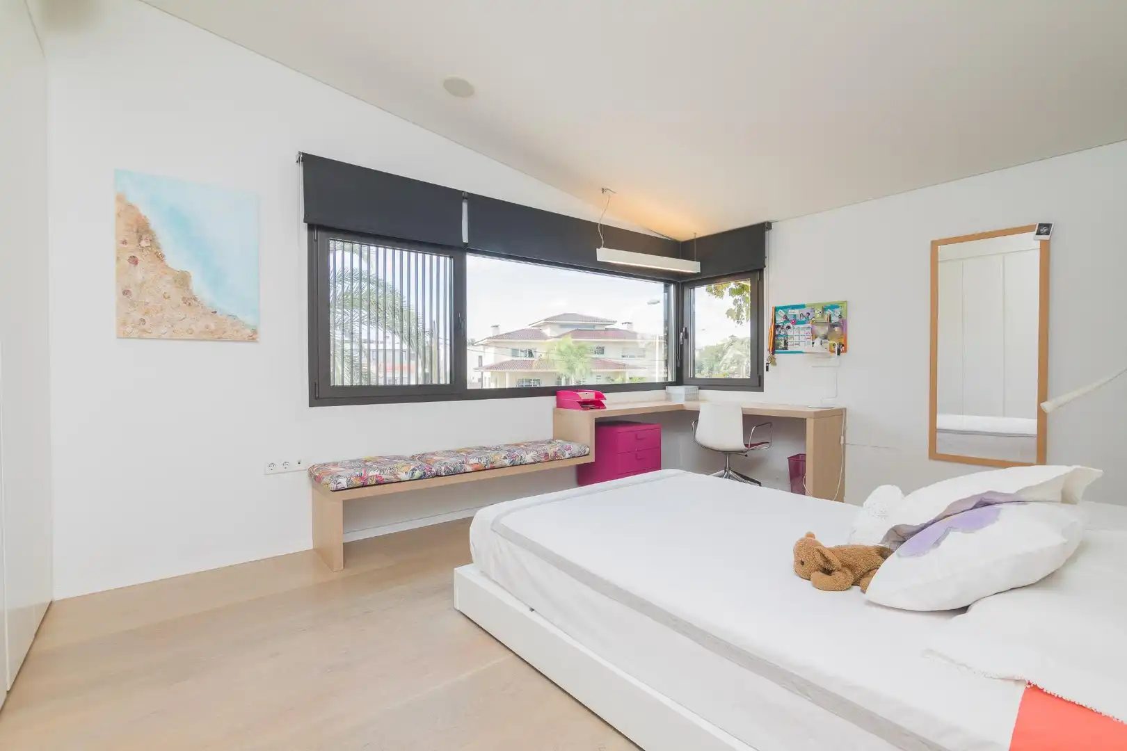 Schlafzimmer von Haus oder Chalet zum Verkauf in Elche / Elx mit Klimaanlage, Heizung und Privatgarten