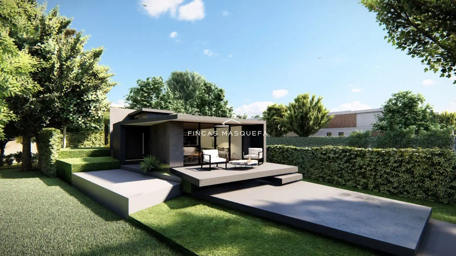 Terrassa de Casa o xalet en venda en Masquefa amb Calefacció, Jardí privat i Terrassa
