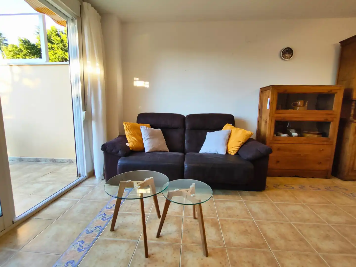 Living room of Flat for rent in Dénia  with Air Conditioner, Heating and Terrace