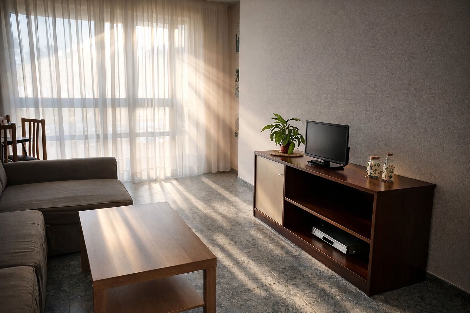 Sala de estar de Piso de alquiler en Piélagos con Calefacción, Terraza y Amueblado