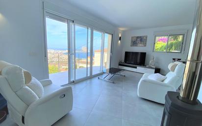 Living room of House or chalet for sale in Calpe / Calp  with Air Conditioner, Heating and Private garden