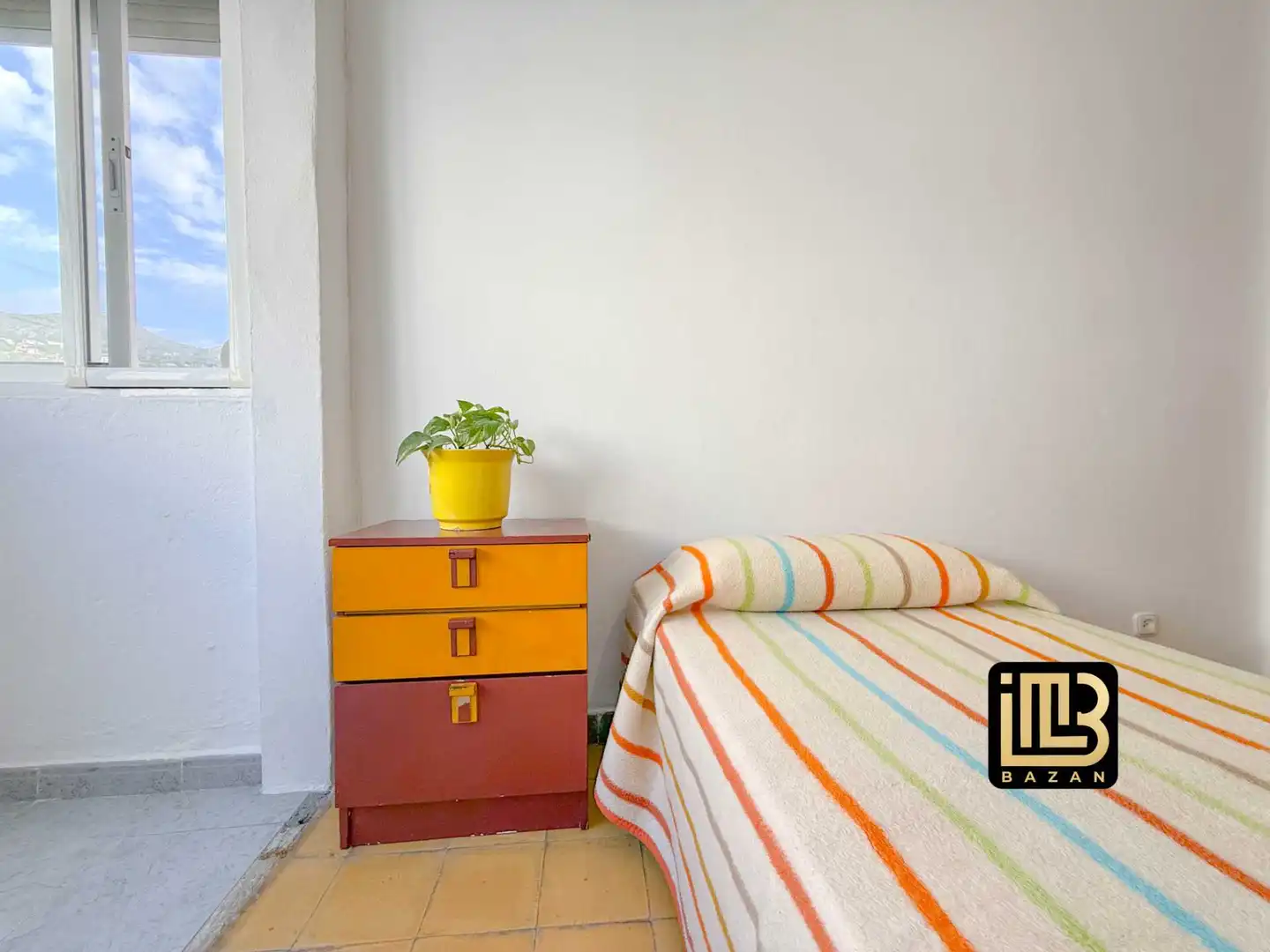Bedroom of Flat for share in Málaga  with Furnished, Washing machine and Microwave