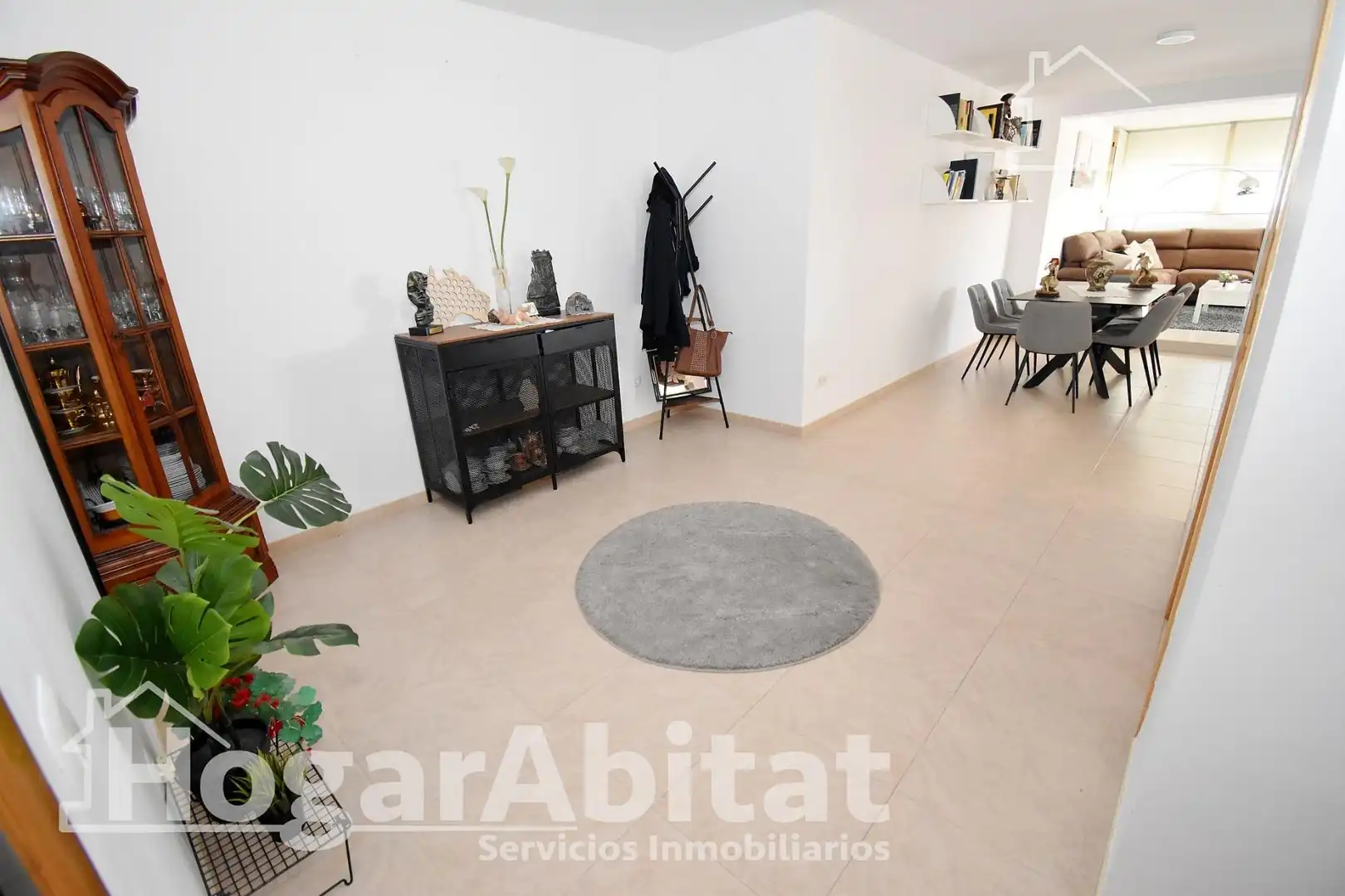 Wohnzimmer von Dachboden zum Verkauf in Burriana / Borriana mit Klimaanlage, Heizung und Terrasse