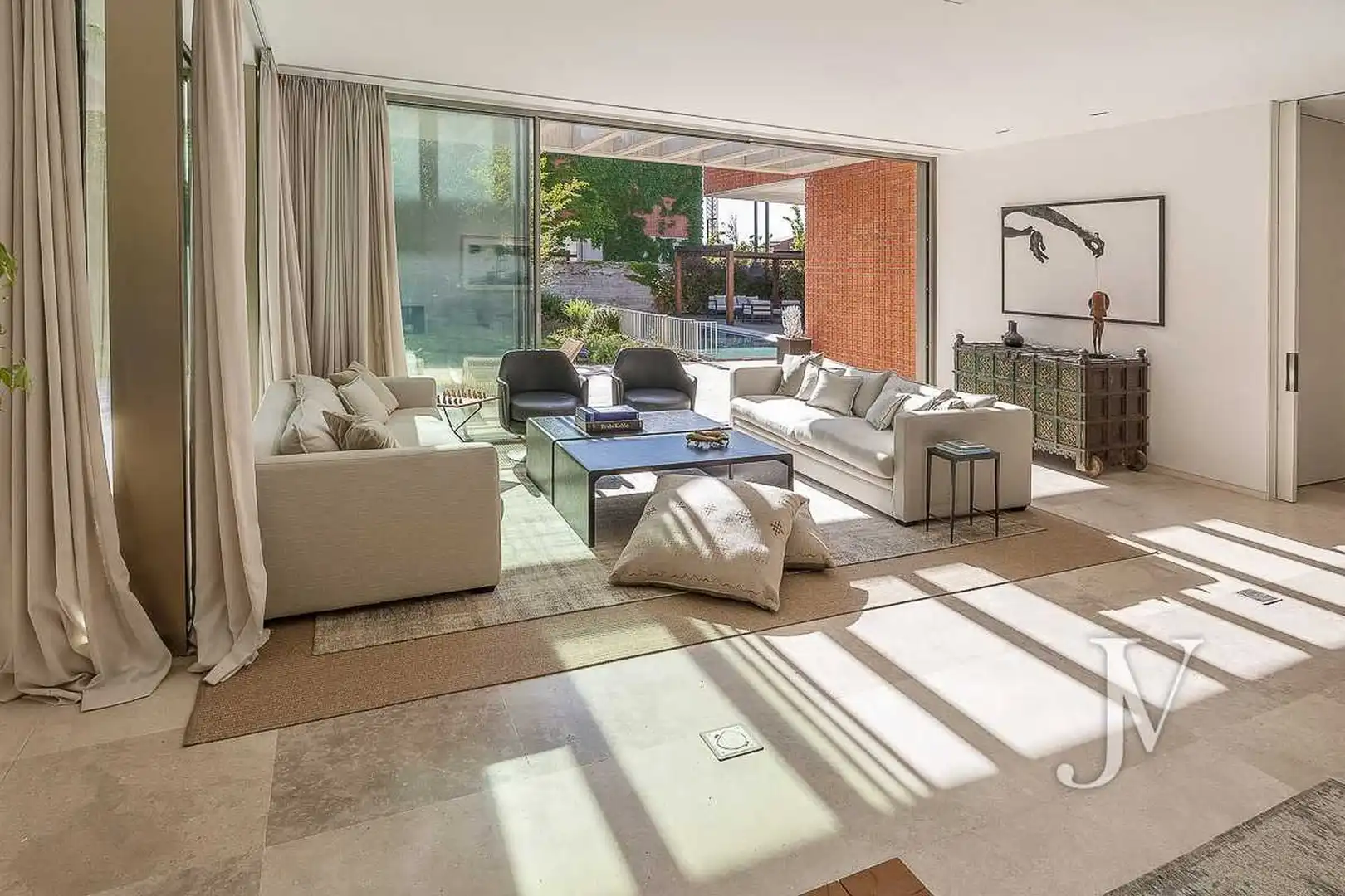 Sala de estar de Casa o chalet en venta en Madrid con Aire acondicionado, Calefacción y Jardín privado