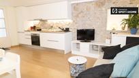 Sala d'estar de Pis de lloguer en  Barcelona Capital amb Aire condicionat, Calefacció i Moblat