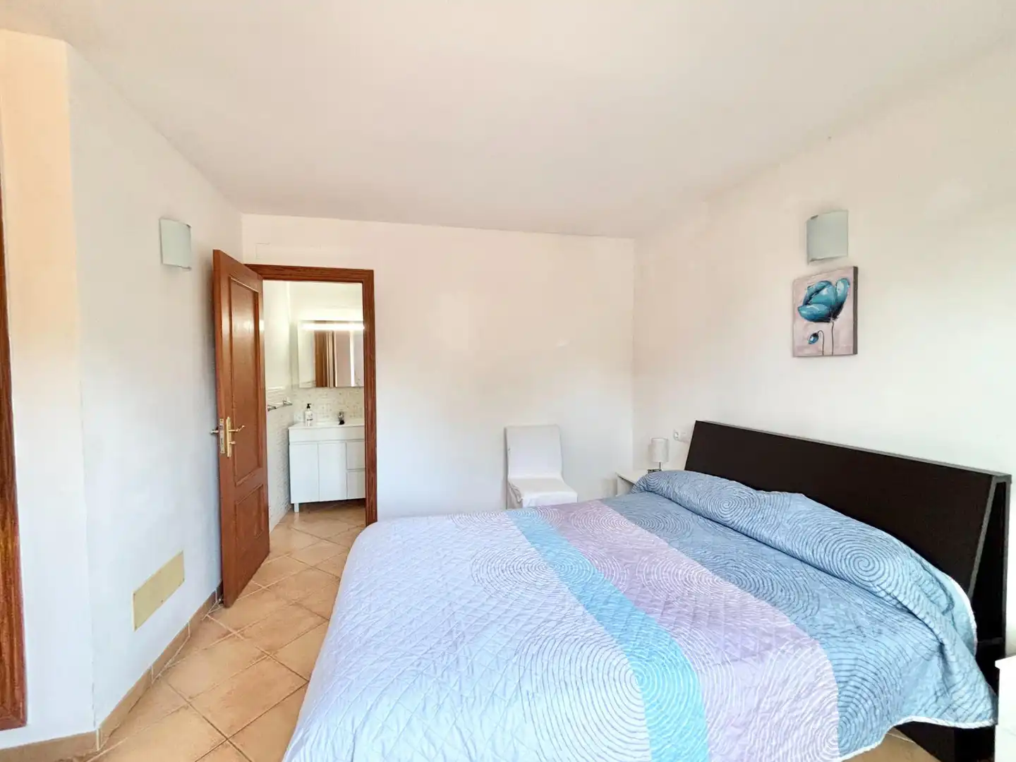Schlafzimmer von Einfamilien-Reihenhaus zum Verkauf in Llucmajor mit Heizung, Privatgarten und Terrasse