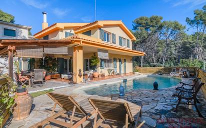 Exterior view of House or chalet for sale in Castelldefels  with Heating, Private garden and Terrace