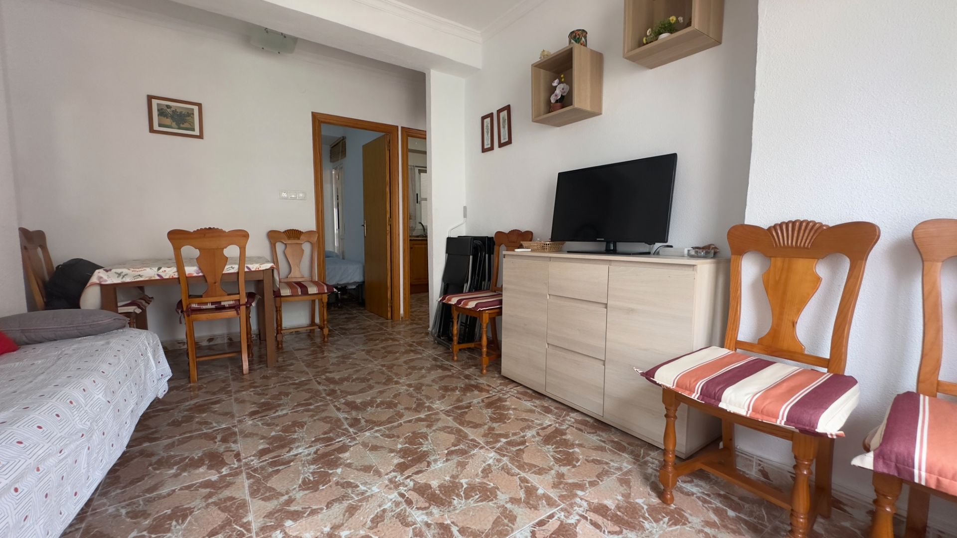 Living room of Flat for sale in Santa Pola  with Air Conditioner and Washing machine