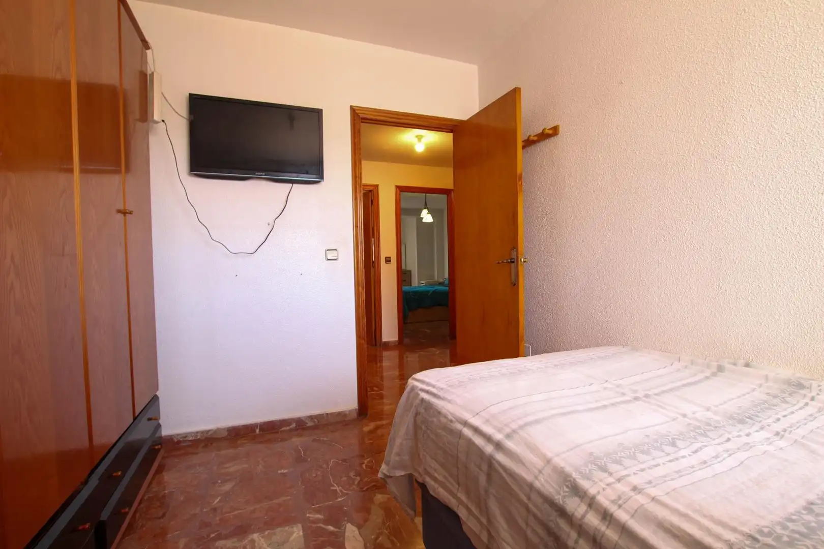 Bedroom of Flat for sale in Águilas  with Terrace, Furnished and Balcony