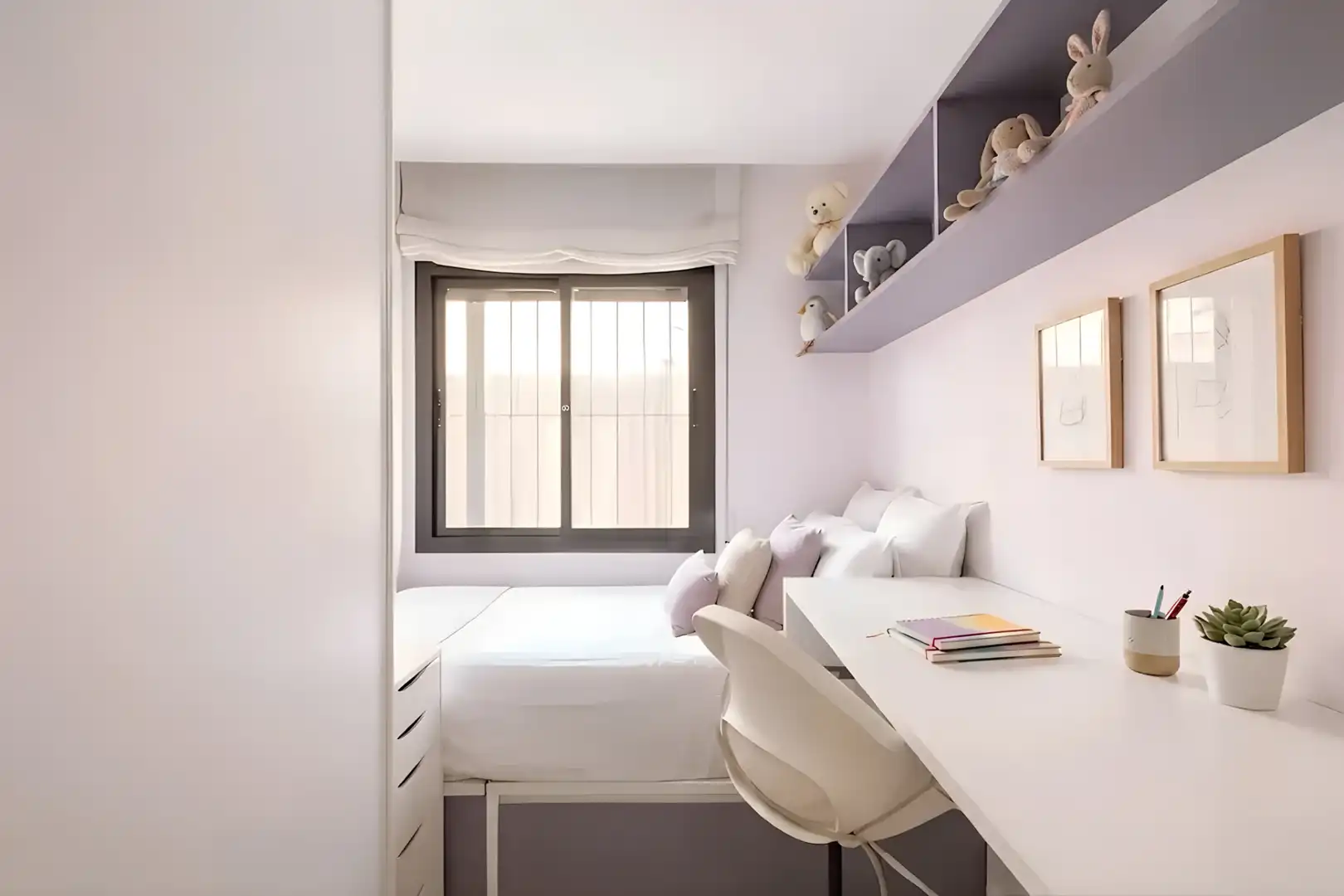 Bedroom of Flat for sale in Sant Cugat del Vallès  with Air Conditioner, Heating and Parquet flooring