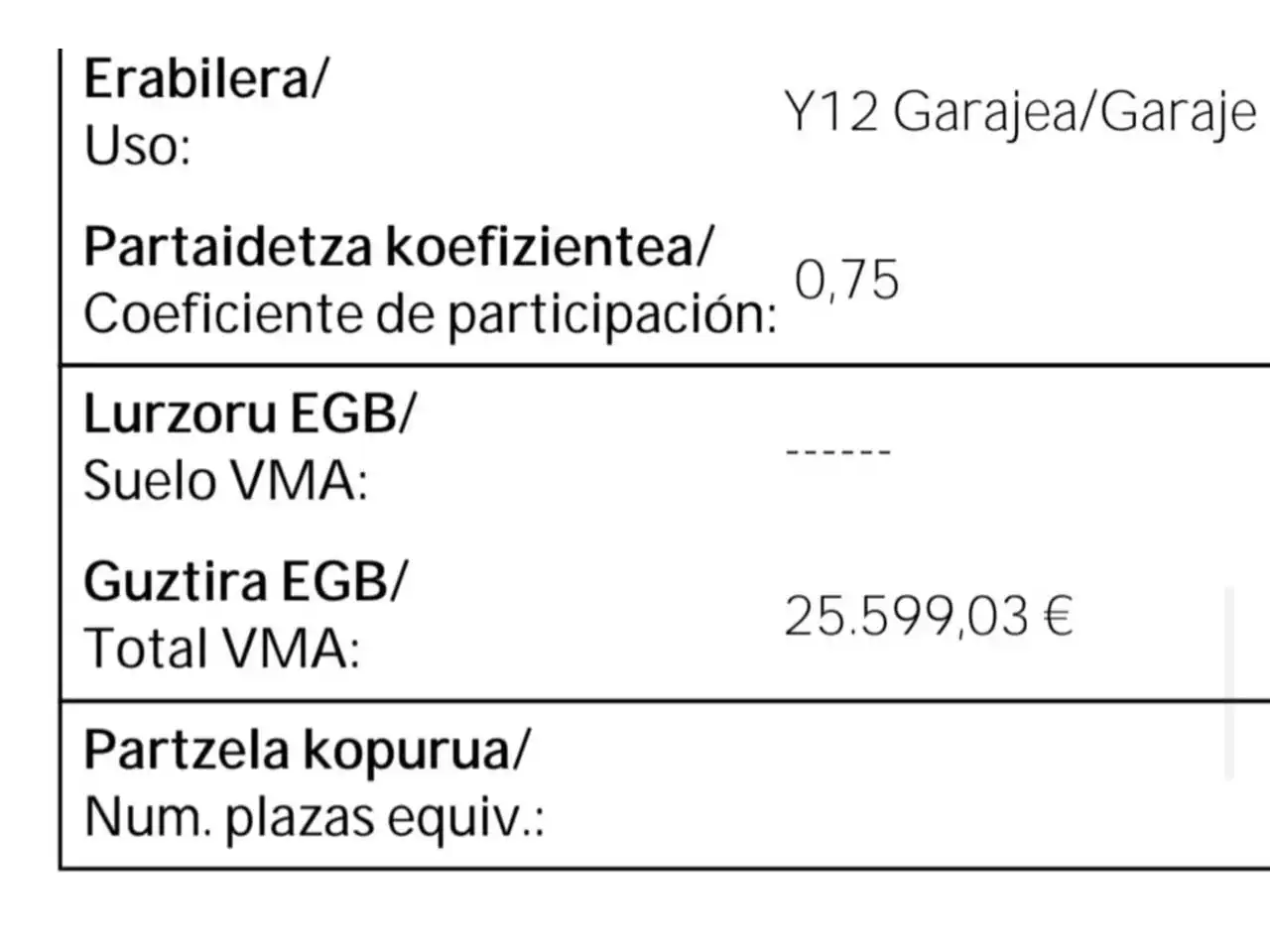 Garatge en venda en Getxo 