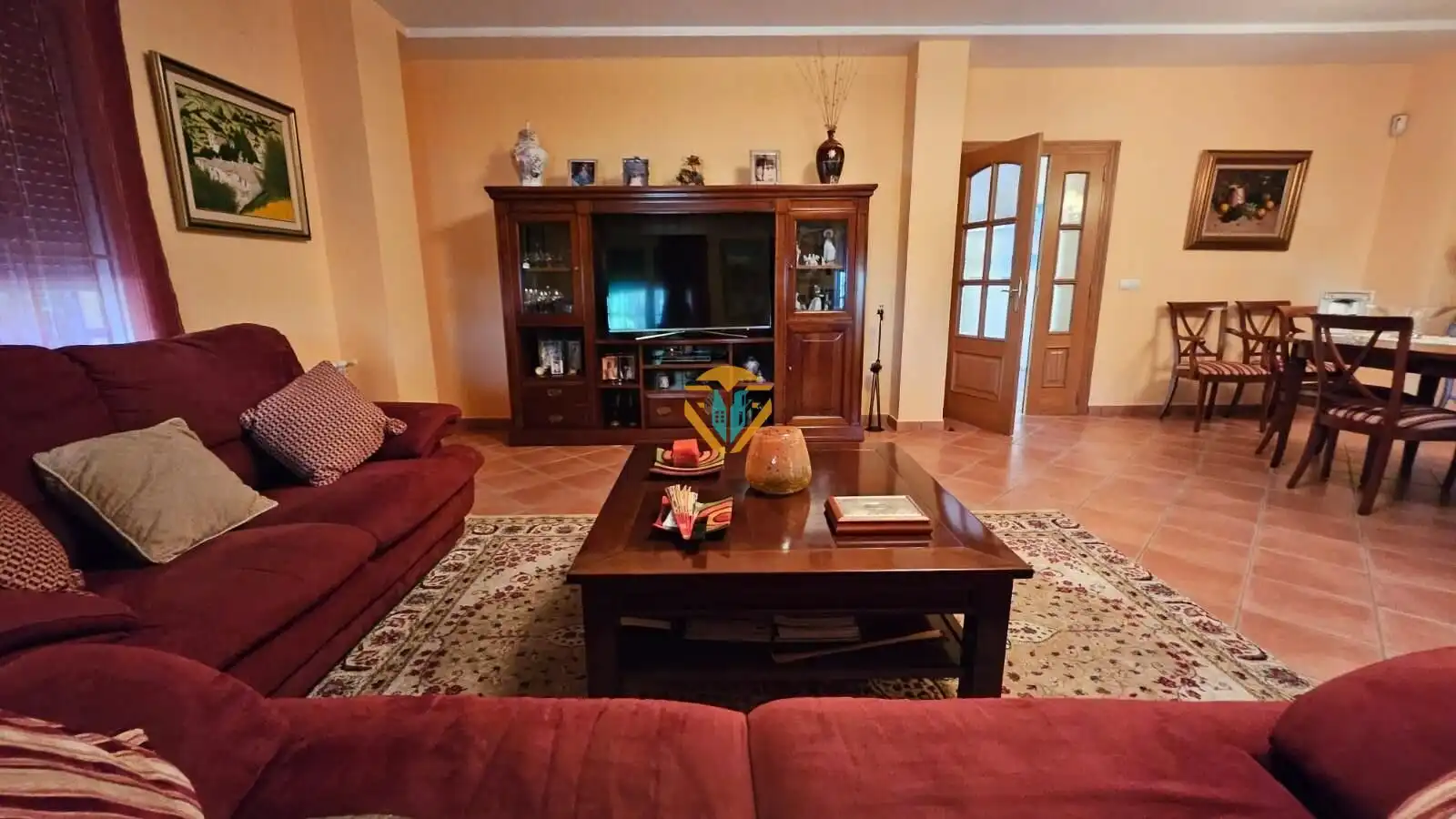 Sala d'estar de Casa o xalet en venda en Finestrat amb Calefacció, Jardí privat i Terrassa