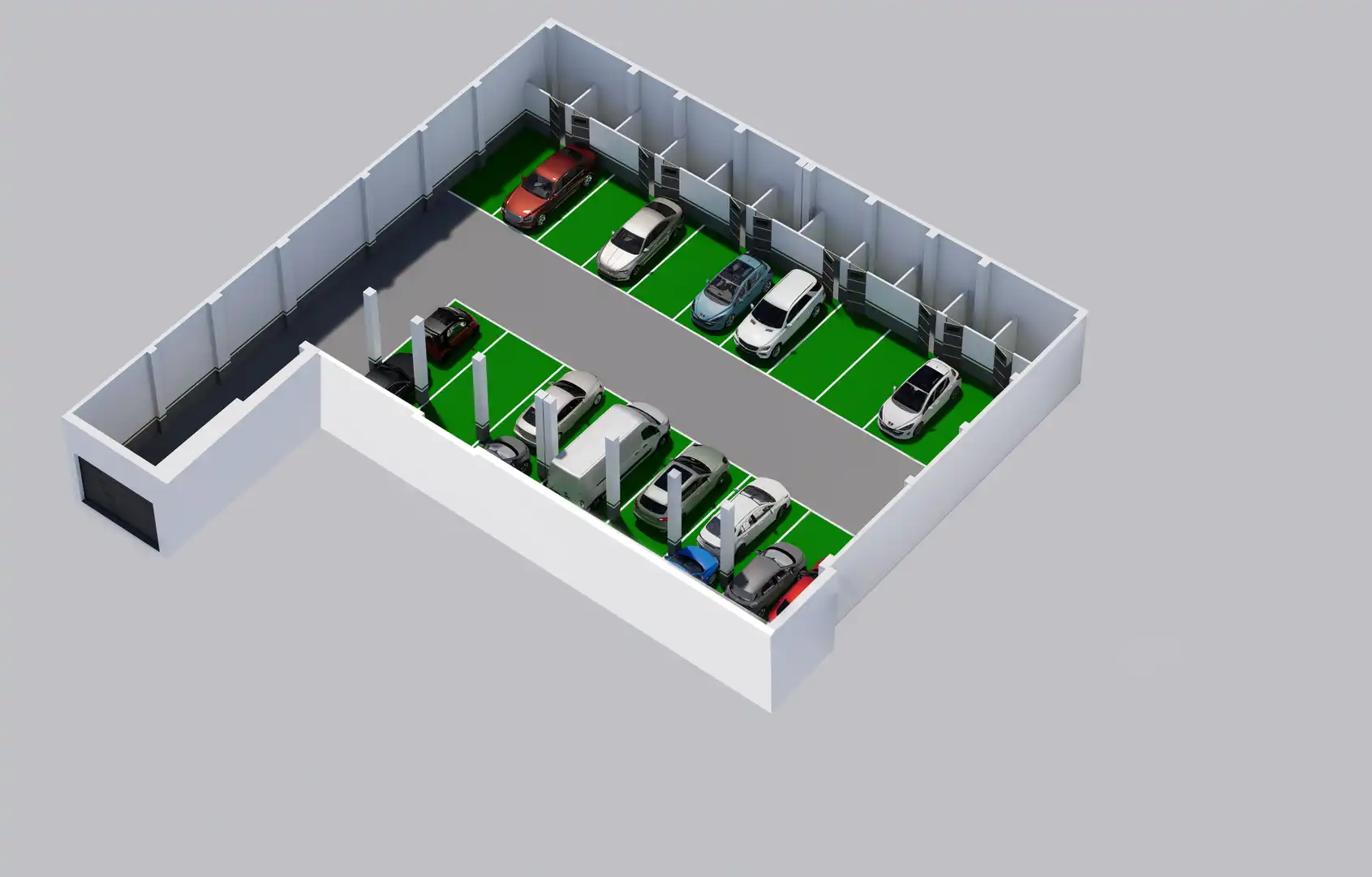 Parkplatz von Garage zum Verkauf in Salamanca mit Alarm