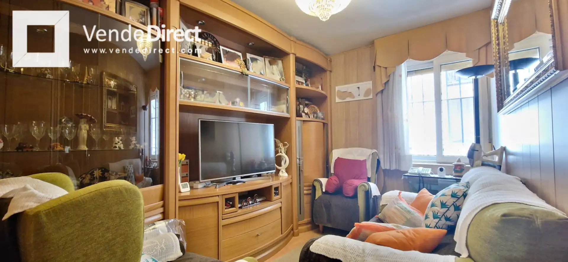 Sala de estar de Piso en venta en Madrid con Calefacción, Parquet y Horno