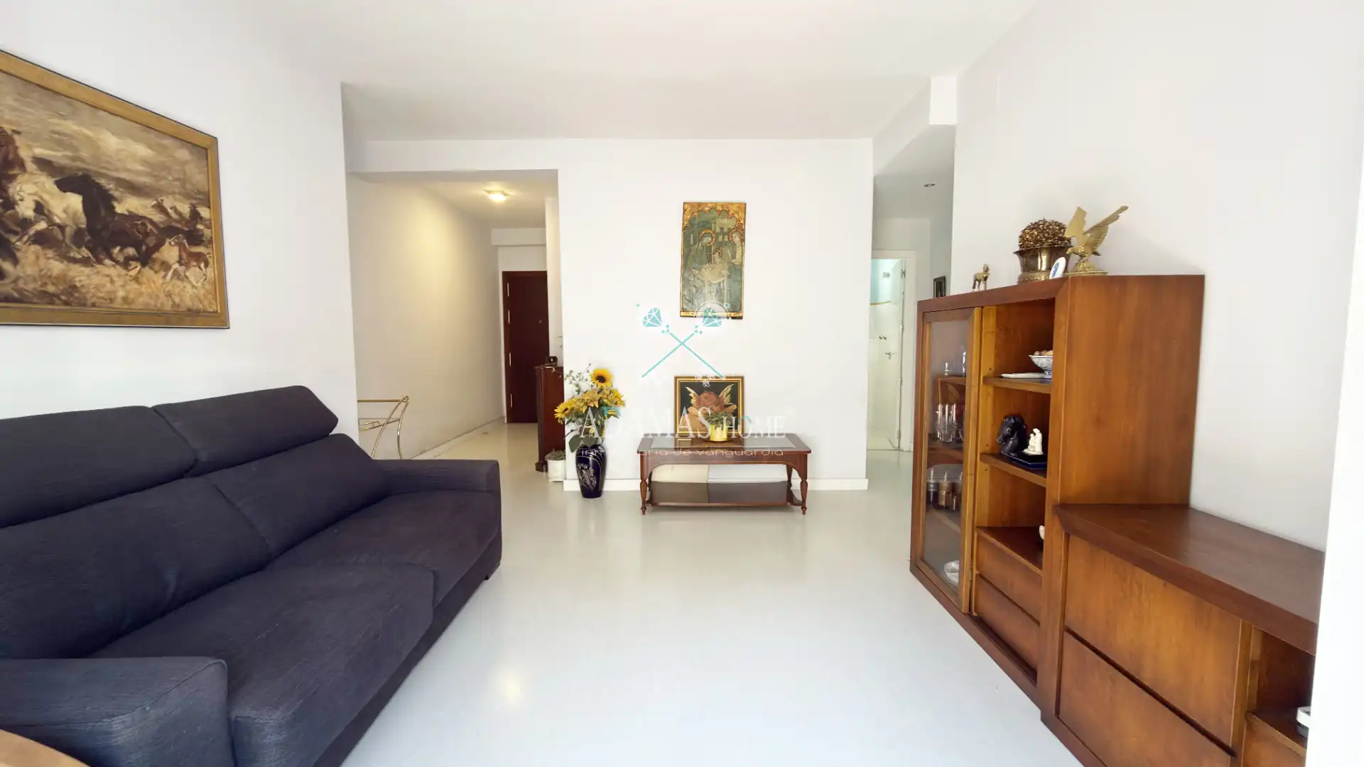 Living room of Flat for sale in Sevilla  with Air Conditioner and Balcony