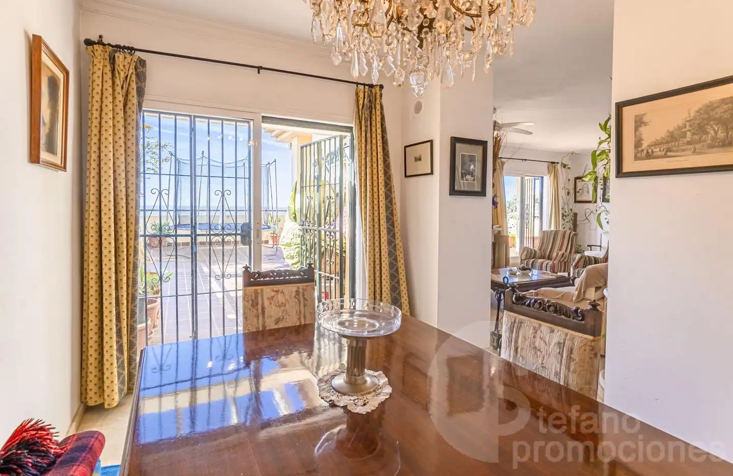 Comedor de Casa adosada en venta en Málaga con Aire acondicionado, Jardín privado y Terraza