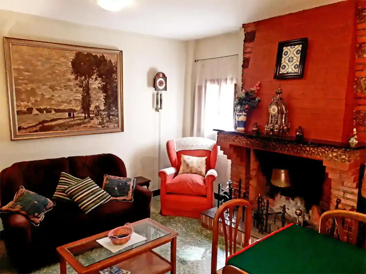 Sala d'estar de Pis en venda en Cornudella de Montsant amb Jardí privat, Moblat i Balcó