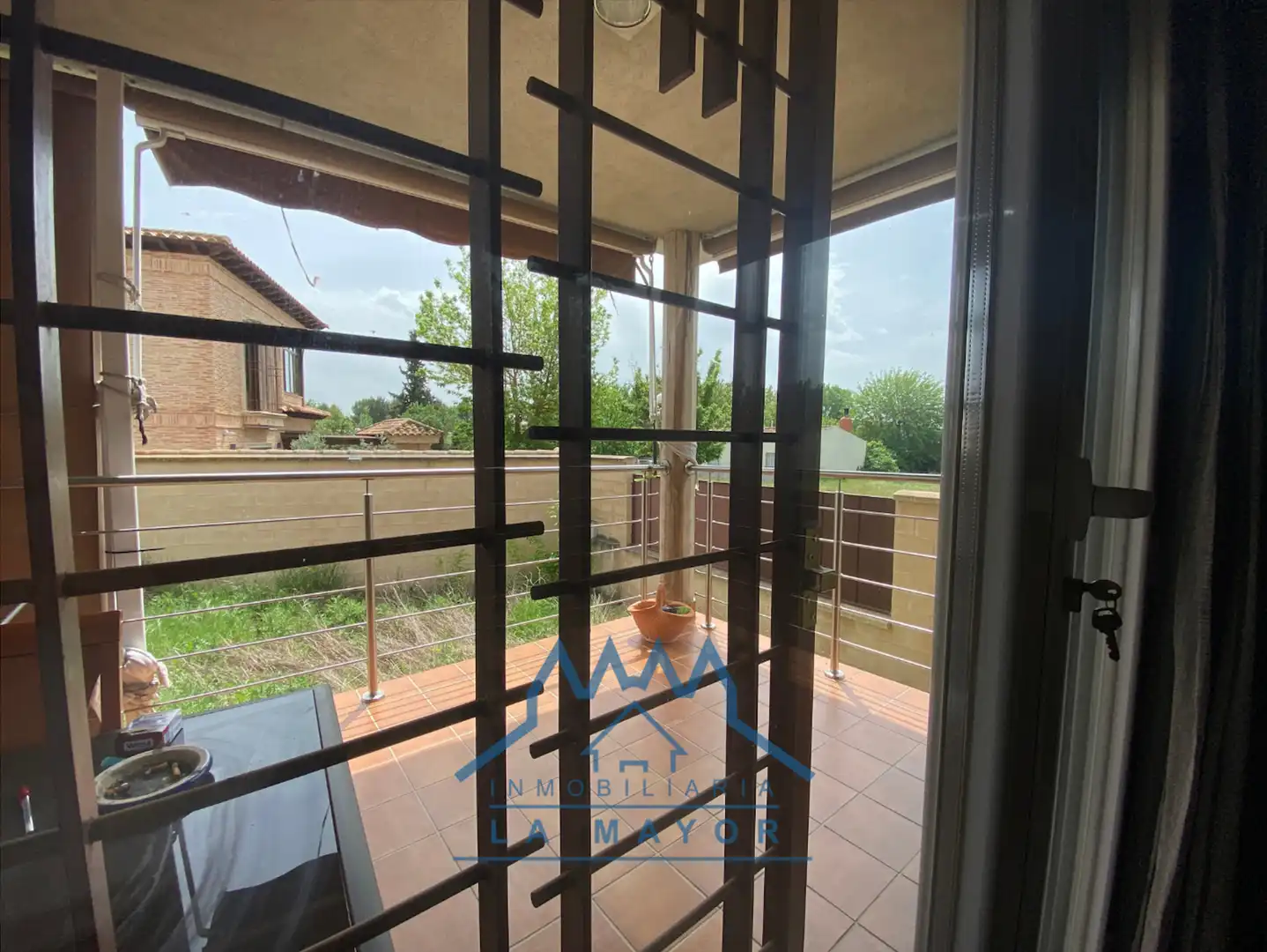 Balcony of Houses for sale in Ciudad Real  with Air Conditioner, Private garden and Terrace