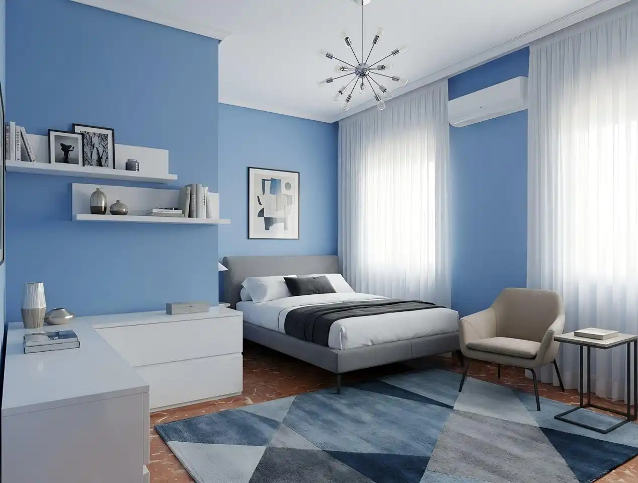 Bedroom of Flat for sale in Sevilla  with Air Conditioner, Terrace and Furnished