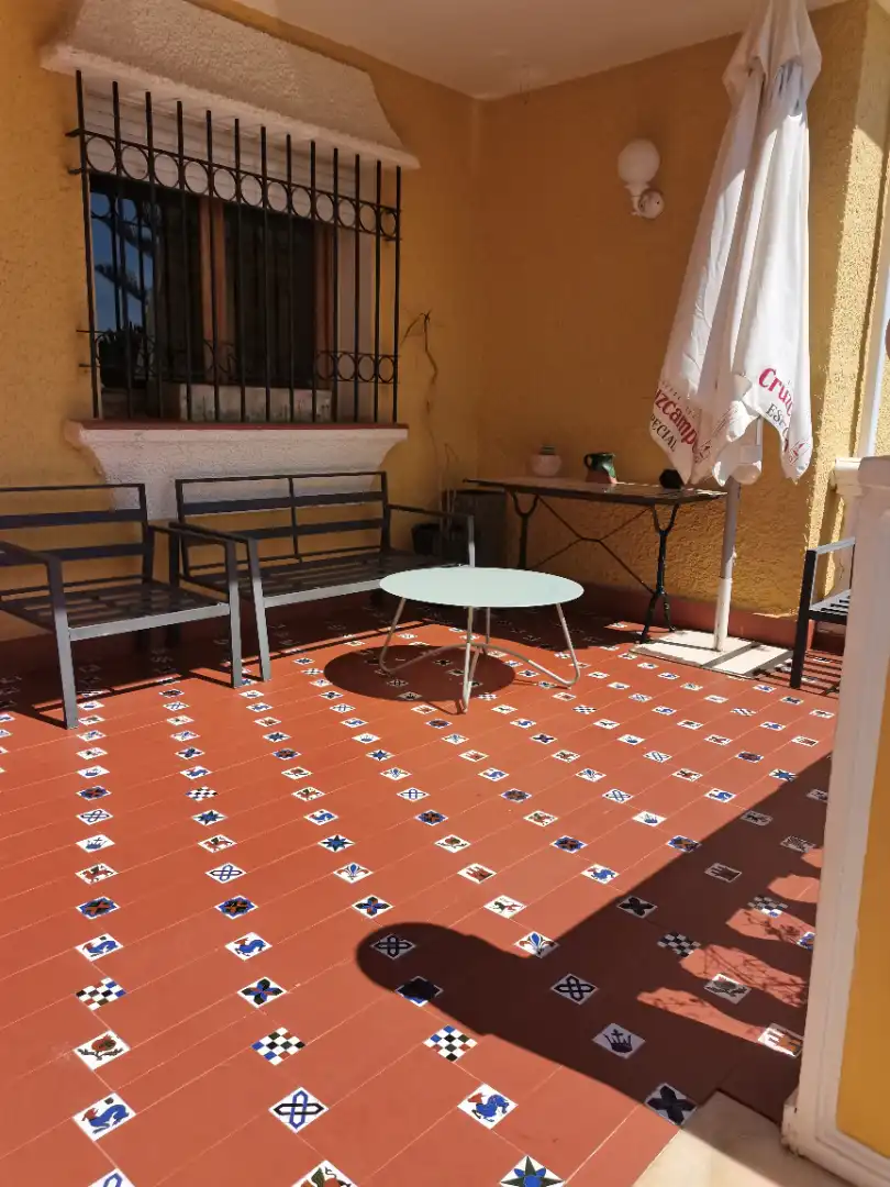 Terrassa de Casa o xalet en venda en Málaga amb Calefacció, Jardí privat i Parquet