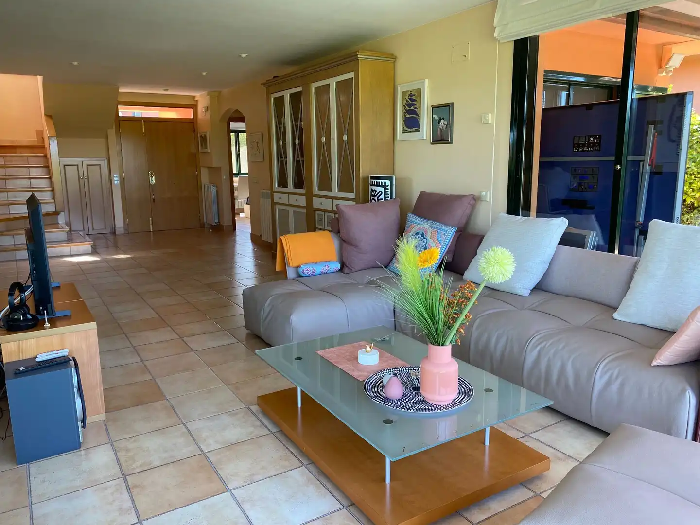 Sala de estar de Casa o chalet en venta en Navata con Calefacción, Jardín privado y Trastero