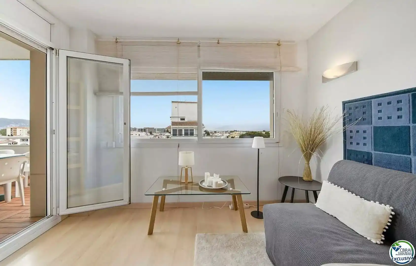 Bedroom of Apartments for sale in Roses  with Air Conditioner, Heating and Terrace