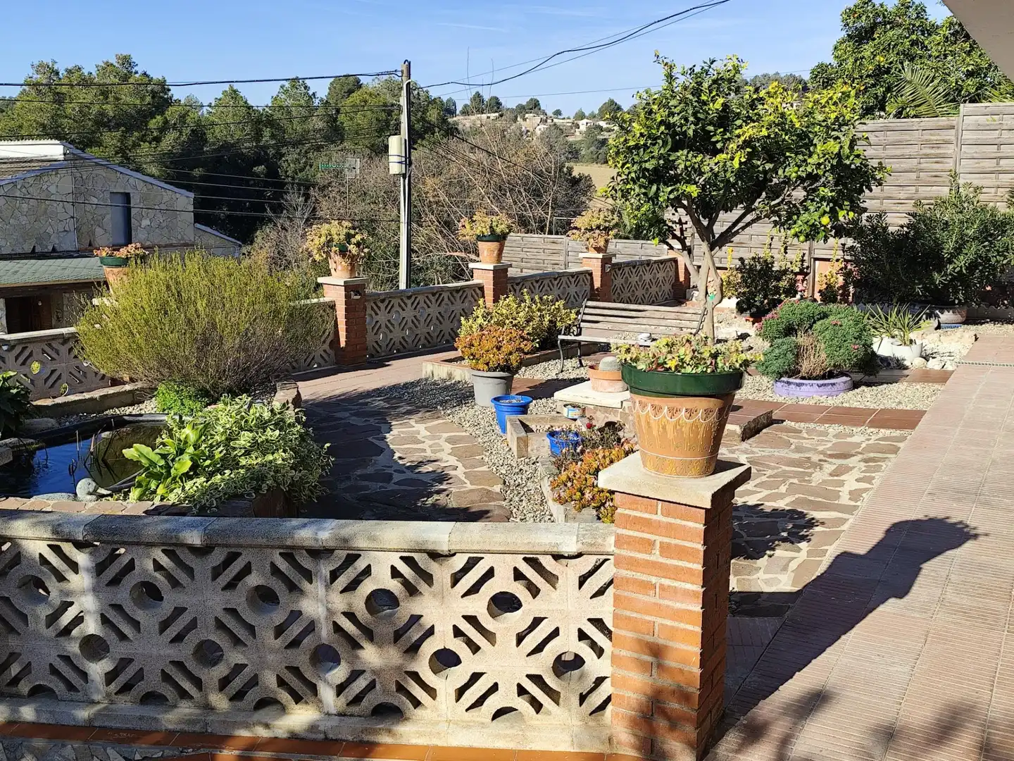 Jardí de Casa o xalet en venda en Piera amb Aire condicionat, Calefacció i Jardí privat