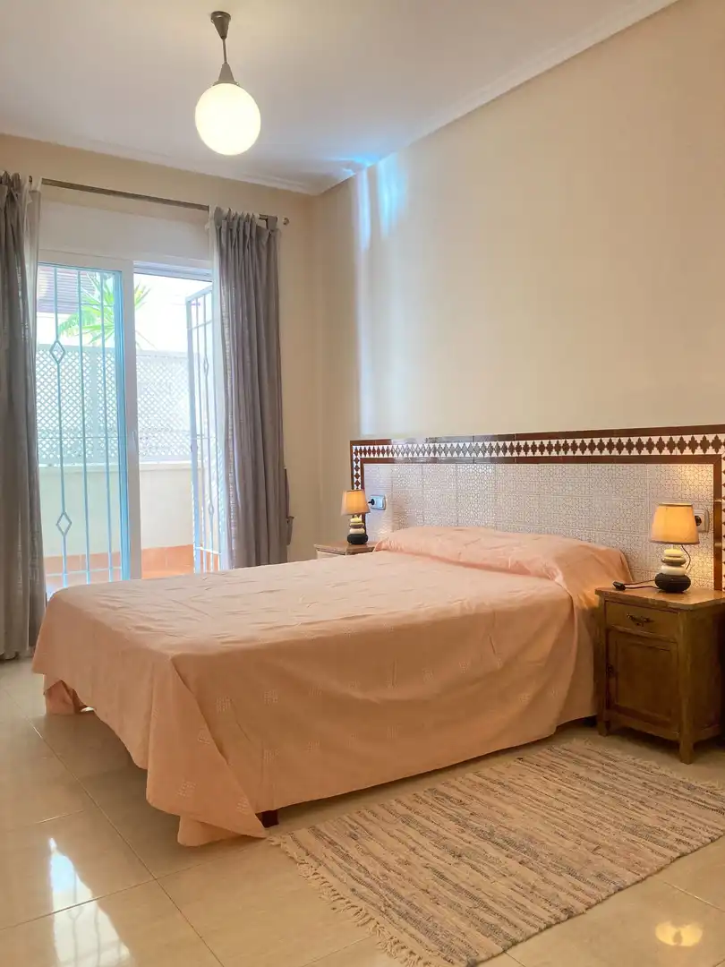 Bedroom of Flat for sale in Roquetas de Mar  with Air Conditioner, Terrace and Swimming Pool